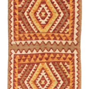 Kelim Teppich - Oriental 231 x 62 cm - braun