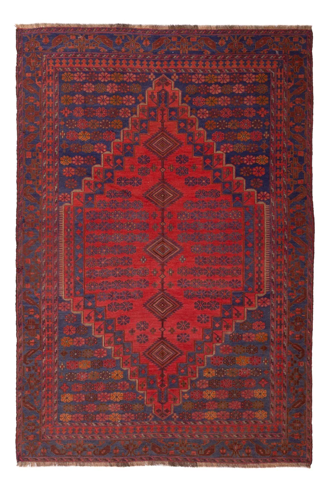 Kelim Teppich - Oriental - 244 x 161 cm - rot