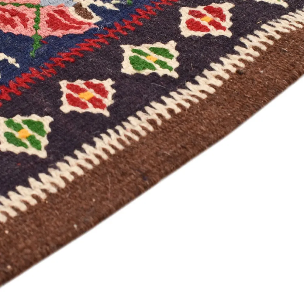 Kelim Teppich - Oriental quadratisch - 66 x 66 cm - mehrfarbig