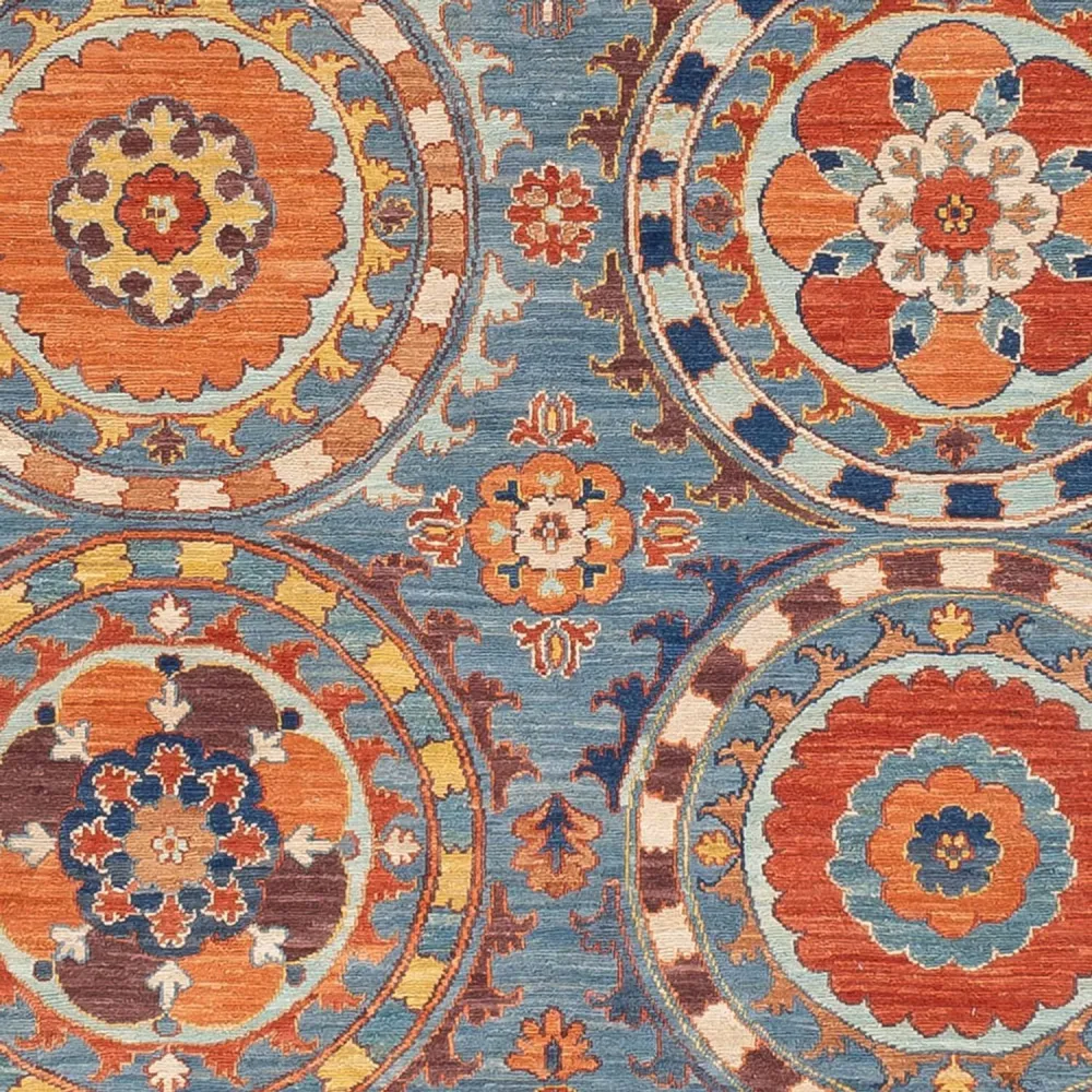 Kelim Teppich - Oriental - Soumak - 310 x 244 cm - mehrfarbig