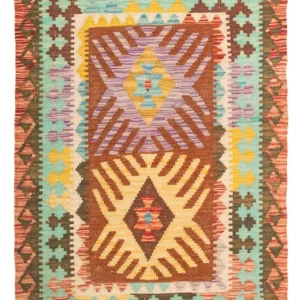 Kelim Teppich - Splash 125 x 80 cm - mehrfarbig