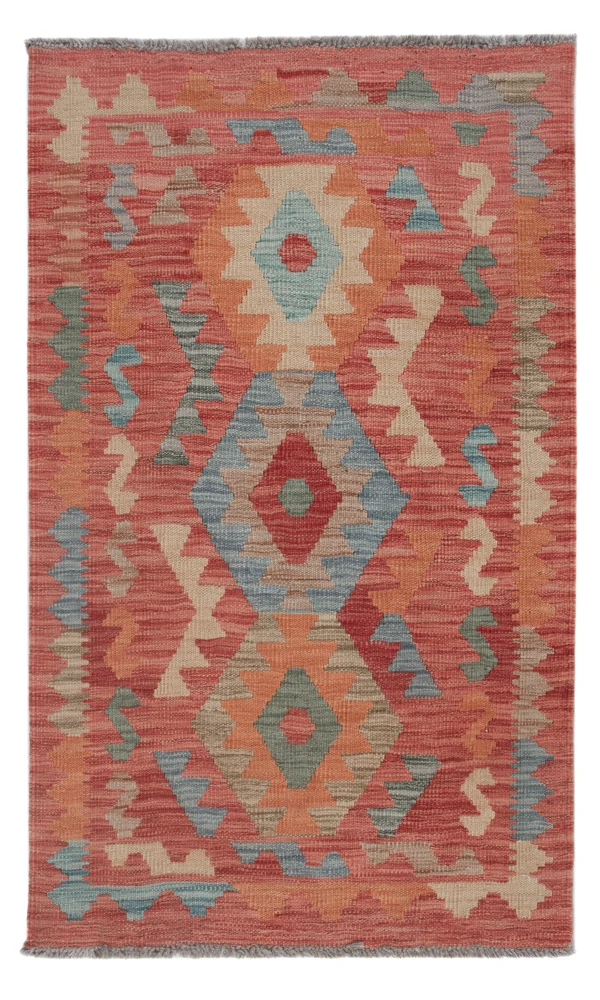 Kelim Teppich - Splash - 125 x 74 cm - mehrfarbig