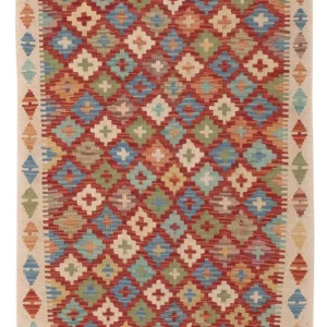 Kelim Teppich - Splash - 128 x 81 cm - mehrfarbig