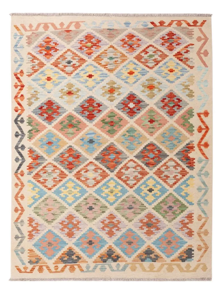 Kelim Teppich - Splash - 171 x 129 cm - mehrfarbig
