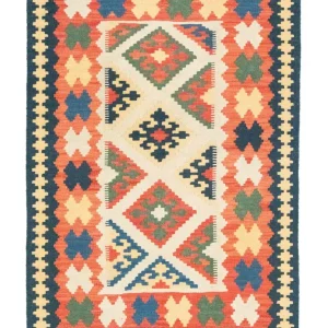Kelim Teppich - Splash 172 x 120 cm - beige