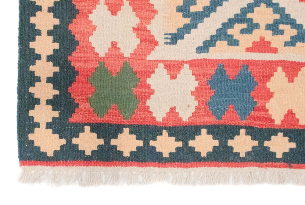 Kelim Teppich - Splash 172 x 120 cm - beige