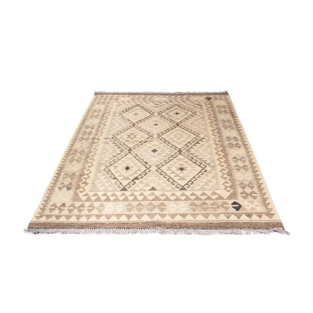 Kelim Teppich - Splash 190 x 130 cm - beige
