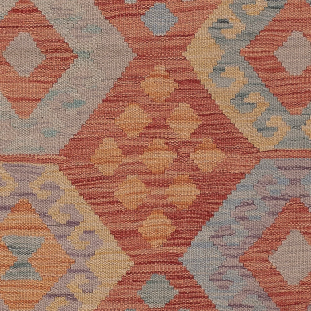 Kelim Teppich - Splash - 190 x 152 cm - mehrfarbig