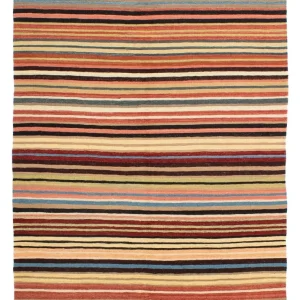 Kelim Teppich - Splash 199 x 156 cm - mehrfarbig