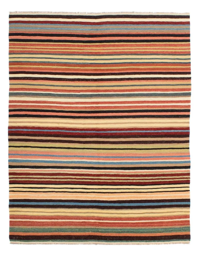 Kelim Teppich - Splash 199 x 156 cm - mehrfarbig