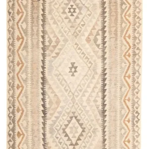 Kelim Teppich - Splash 203 x 121 cm - beige