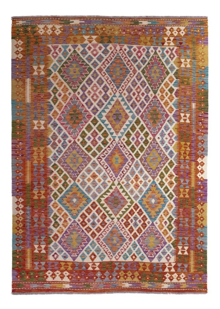 Kelim Teppich - Splash - 236 x 170 cm - mehrfarbig