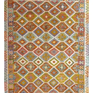 Kelim Teppich - Splash - 238 x 178 cm - mehrfarbig