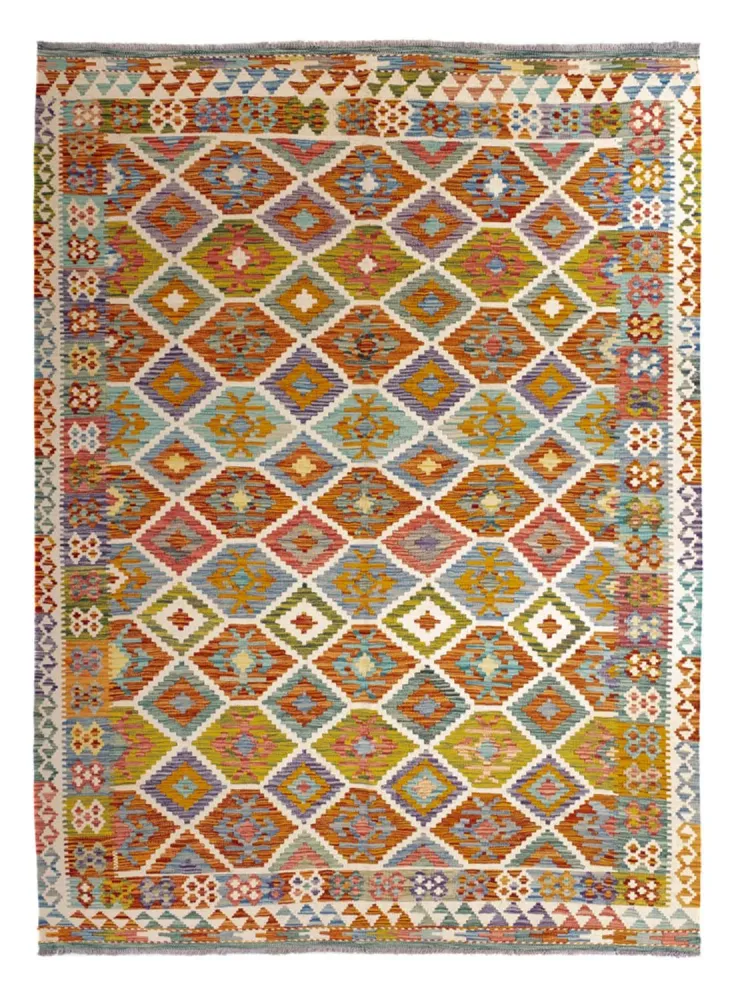 Kelim Teppich - Splash - 238 x 178 cm - mehrfarbig
