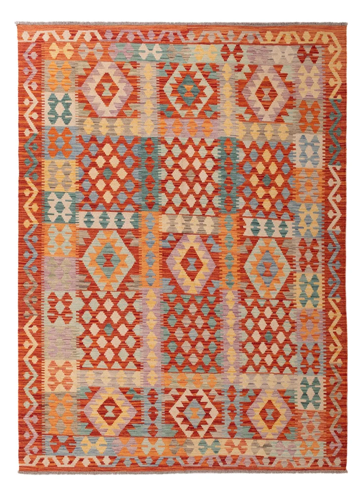 Kelim Teppich - Splash - 240 x 172 cm - bunt