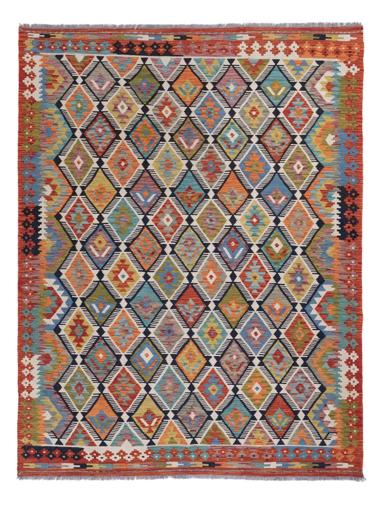 Kelim Teppich - Splash - 240 x 180 cm - mehrfarbig