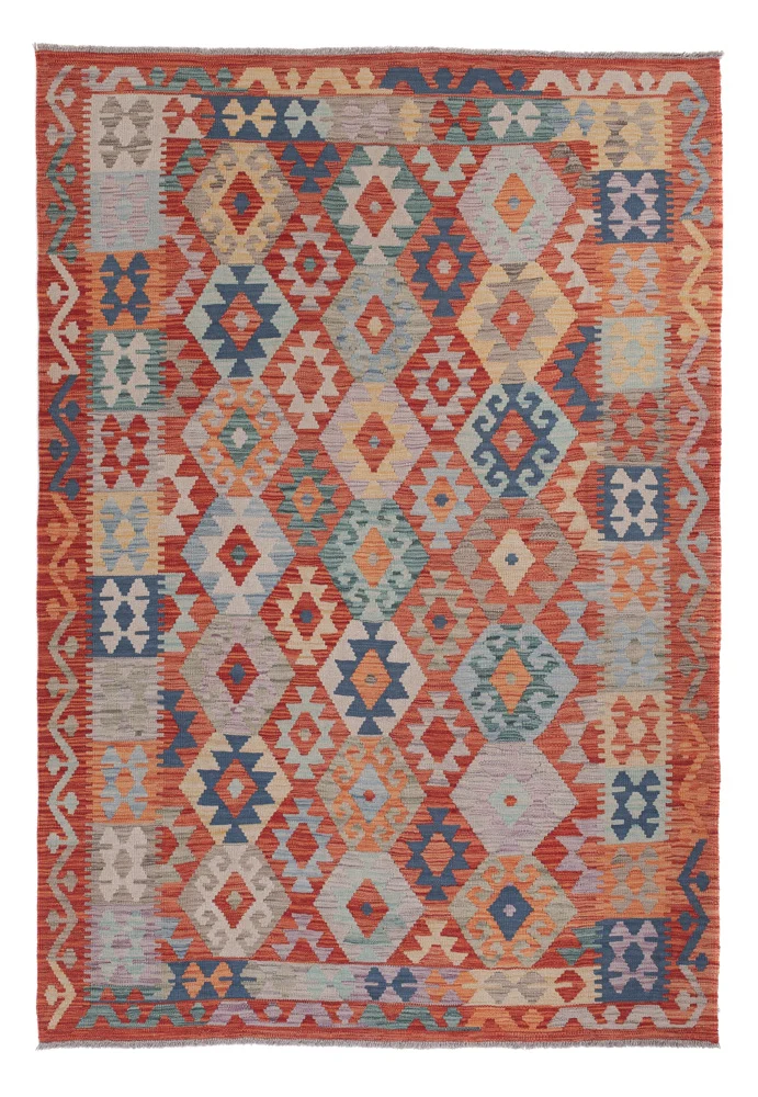 Kelim Teppich - Splash - 245 x 170 cm - mehrfarbig
