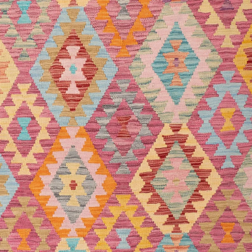 Kelim Teppich - Splash - 297 x 194 cm - mehrfarbig
