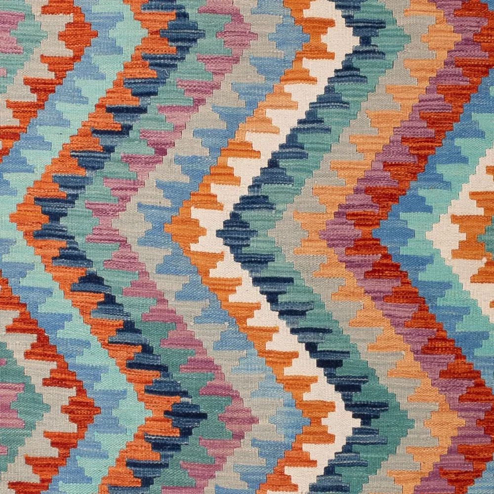 Kelim Teppich - Splash - 298 x 199 cm - mehrfarbig