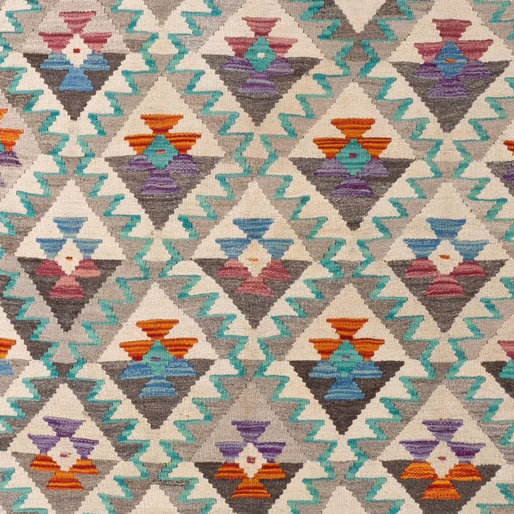 Kelim Teppich - Splash - 300 x 197 cm - mehrfarbig