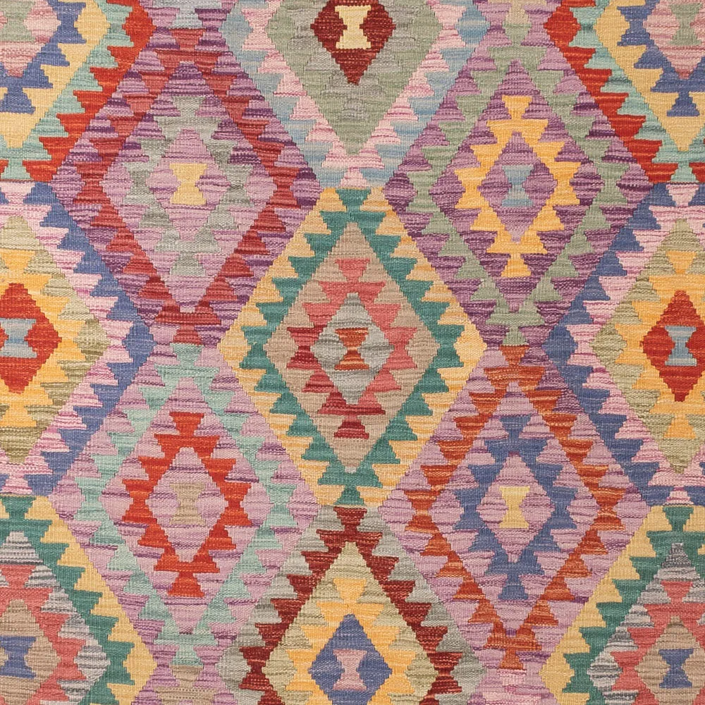 Kelim Teppich - Splash - 304 x 242 cm - bunt