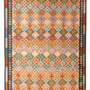 Kelim Teppich - Splash - 306 x 201 cm - mehrfarbig