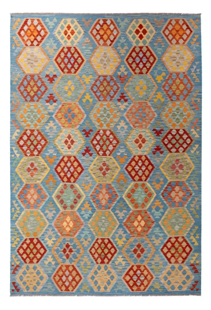 Kelim Teppich - Splash - 310 x 207 cm - mehrfarbig