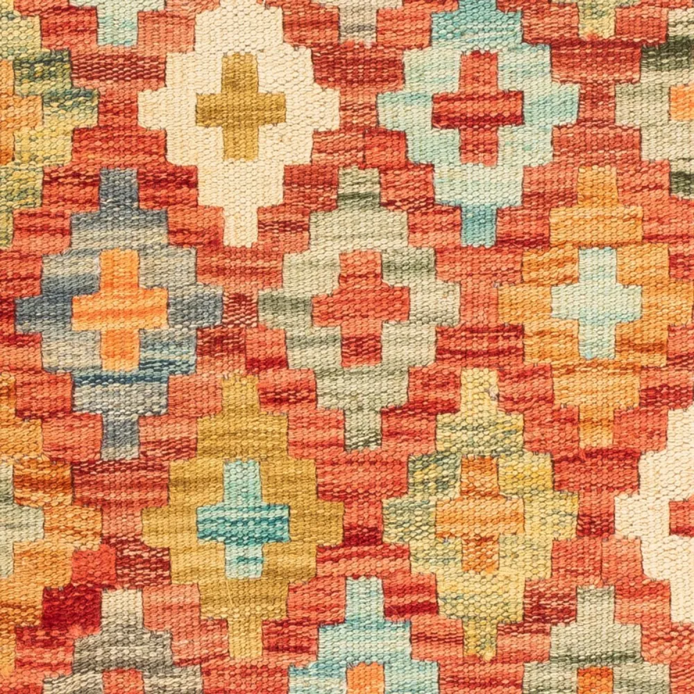 Kelim Teppich - Splash quadratisch - 52 x 50 cm - mehrfarbig
