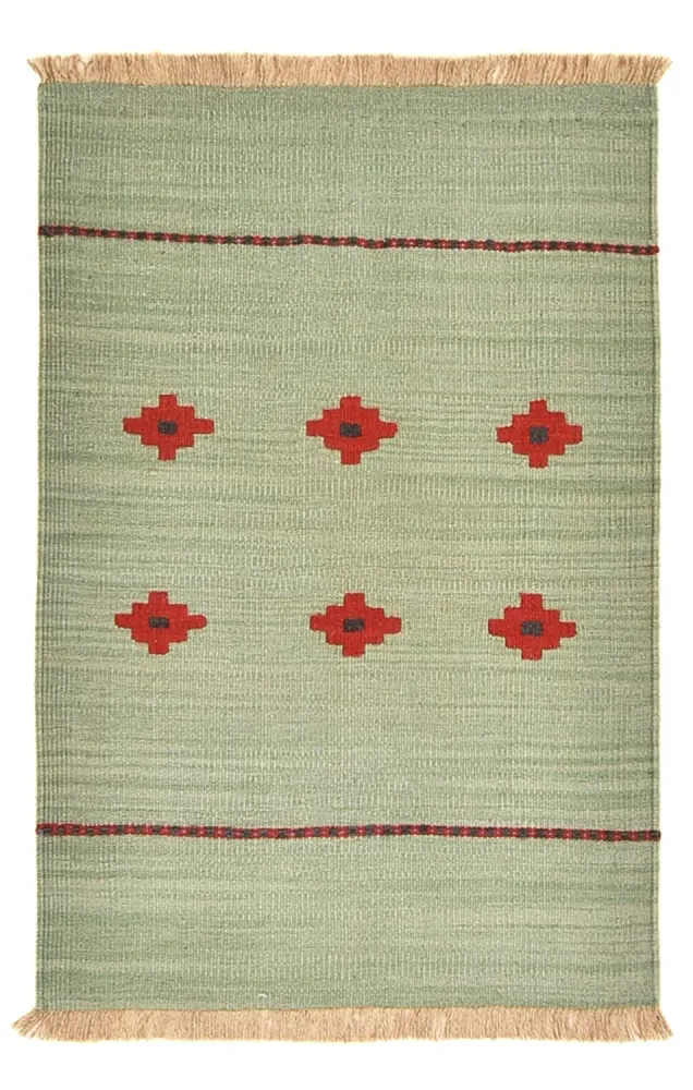 Kelim Teppich - Trendy - 119 x 80 cm - mehrfarbig