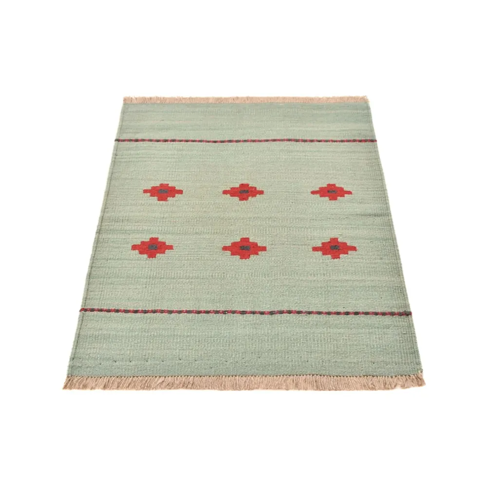 Kelim Teppich - Trendy - 119 x 80 cm - mehrfarbig