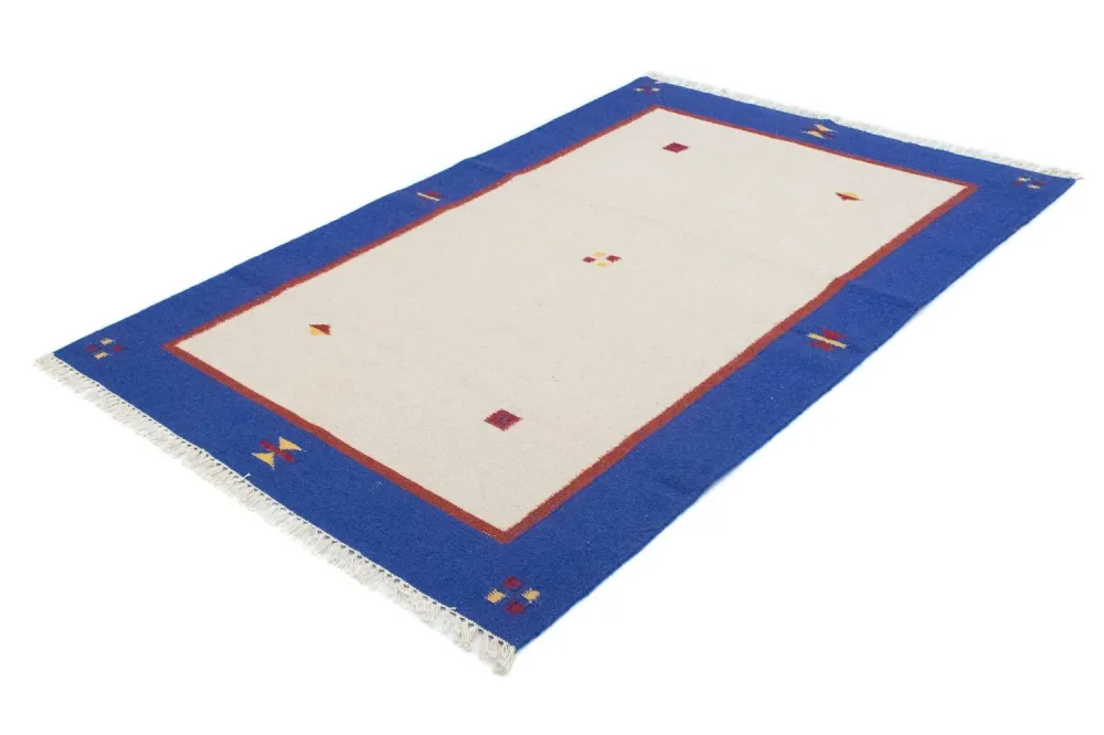 Kelim Teppich - Trendy 180 x 120 cm - beige