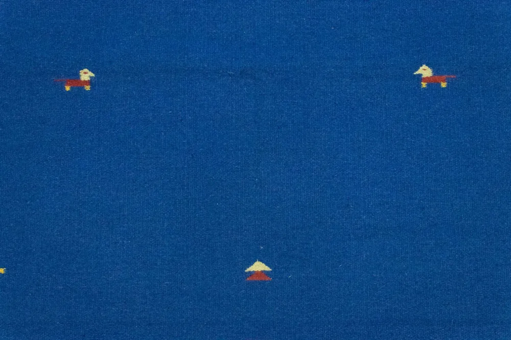 Kelim Teppich - Trendy 180 x 120 cm - blau