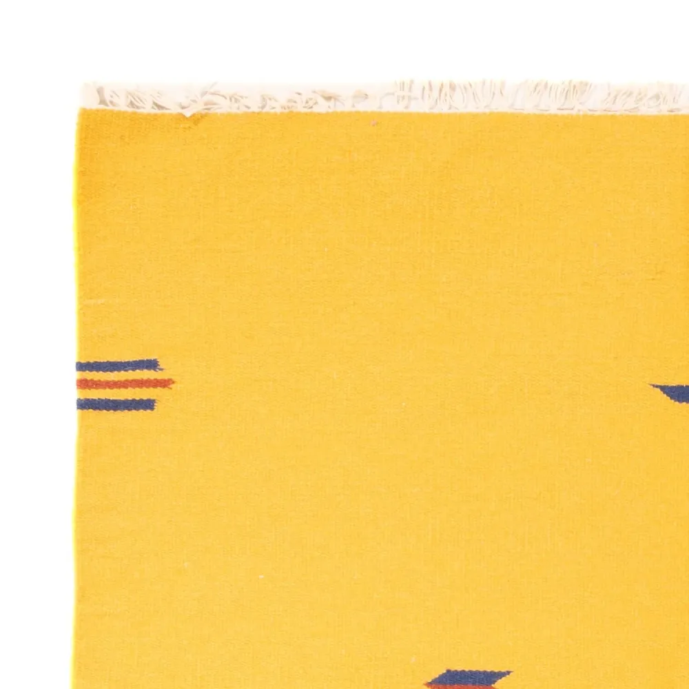 Kelim Teppich - Trendy - 180 x 120 cm - gelb