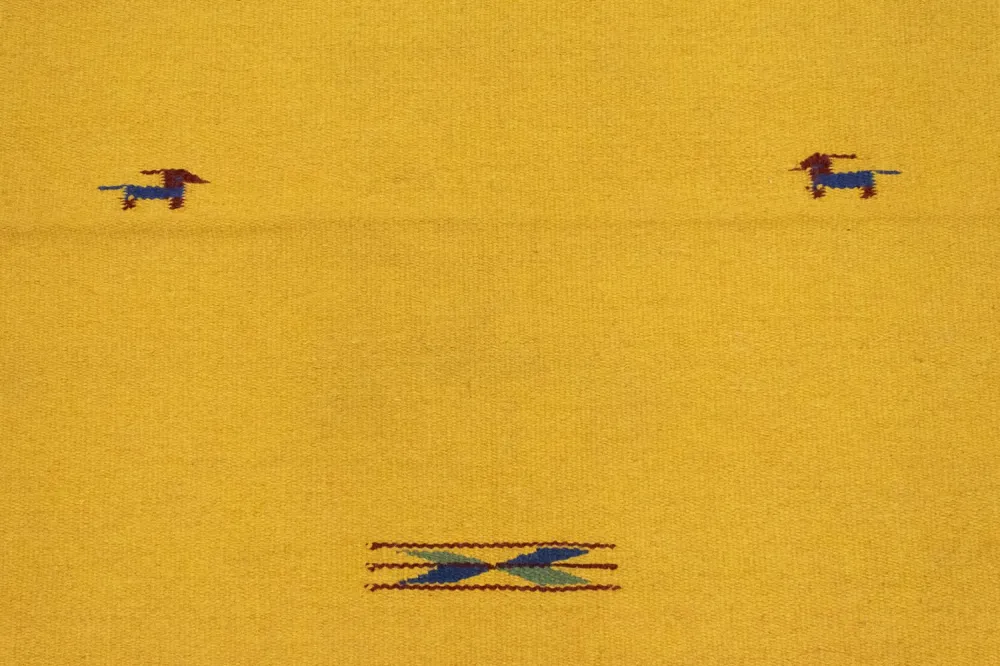 Kelim Teppich - Trendy 180 x 120 cm - gelb