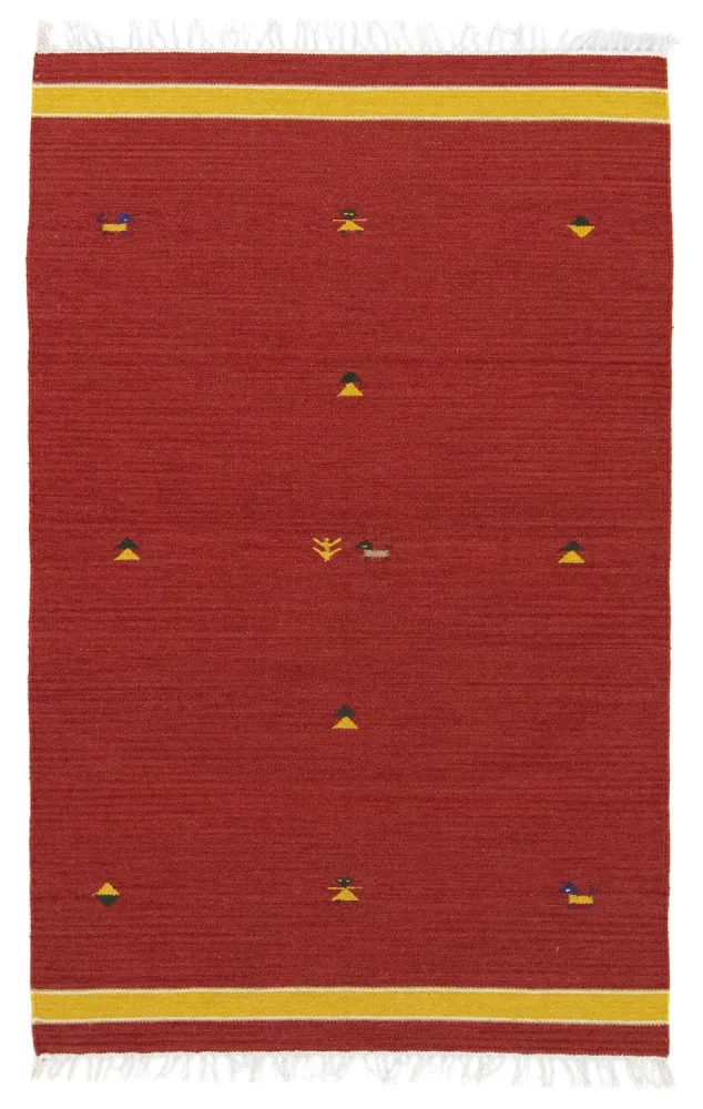Kelim Teppich - Trendy 180 x 120 cm - rost