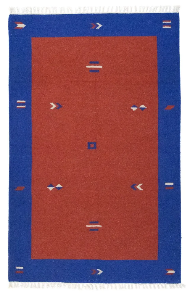 Kelim Teppich - Trendy 180 x 120 cm - rot