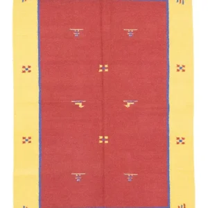 Kelim Teppich - Trendy 200 x 140 cm - rot