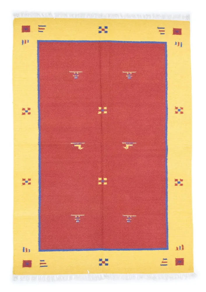 Kelim Teppich - Trendy 200 x 140 cm - rot