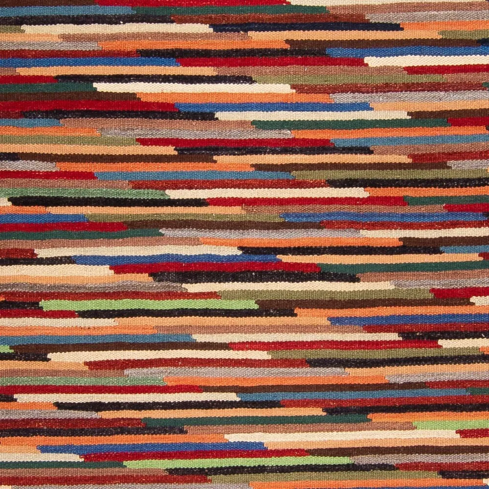 Kelim Teppich - Trendy 202 x 147 cm - mehrfarbig