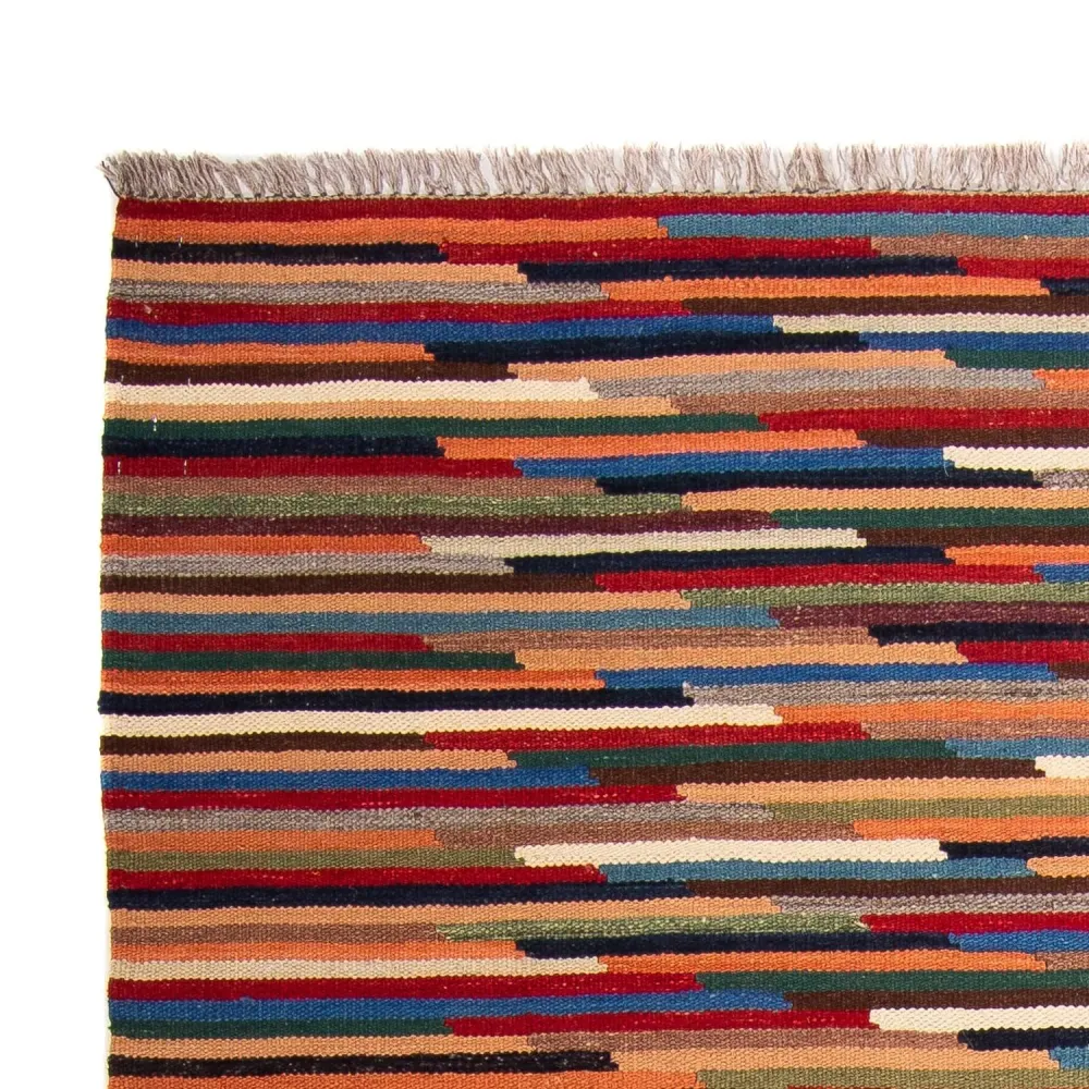 Kelim Teppich - Trendy 202 x 147 cm - mehrfarbig