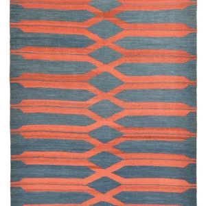 Kelim Teppich - Trendy - 204 x 159 cm - mehrfarbig
