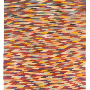 Kelim Teppich - Trendy 215 x 166 cm - mehrfarbig