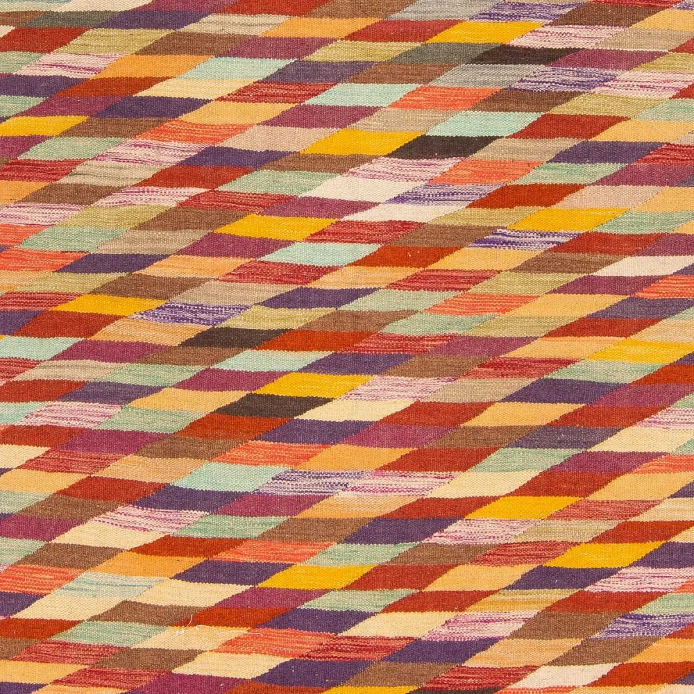 Kelim Teppich - Trendy 215 x 166 cm - mehrfarbig