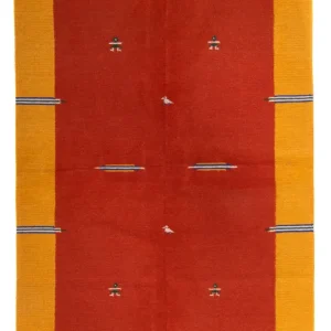 Kelim Teppich - Trendy 240 x 170 cm - dunkelrot