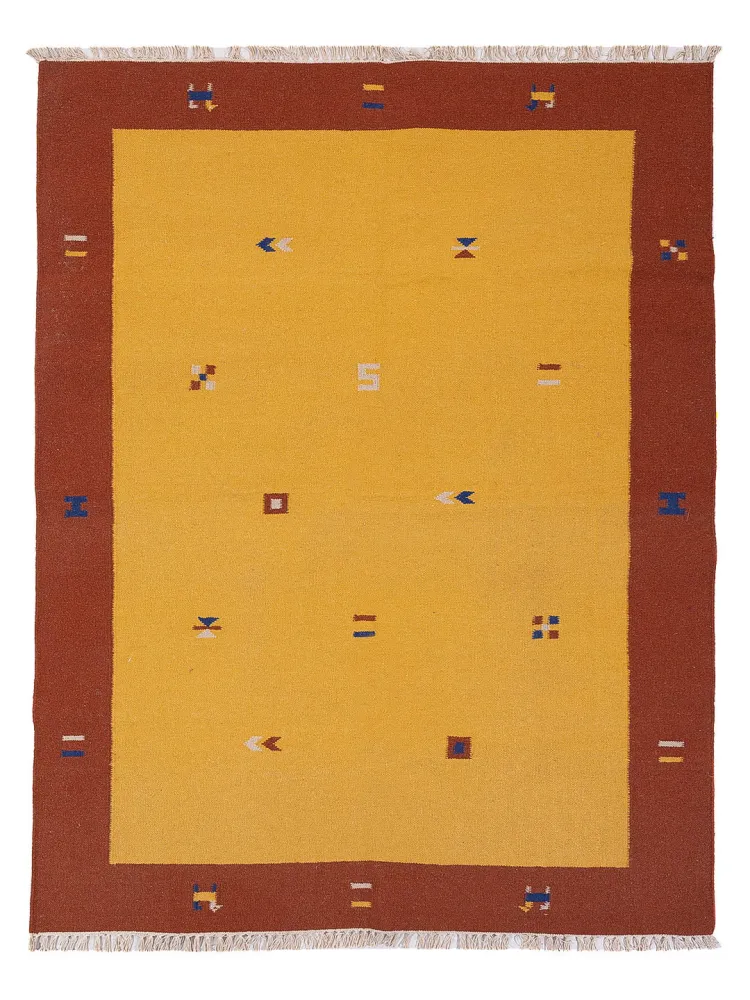 Kelim Teppich - Trendy - 240 x 170 cm - gold