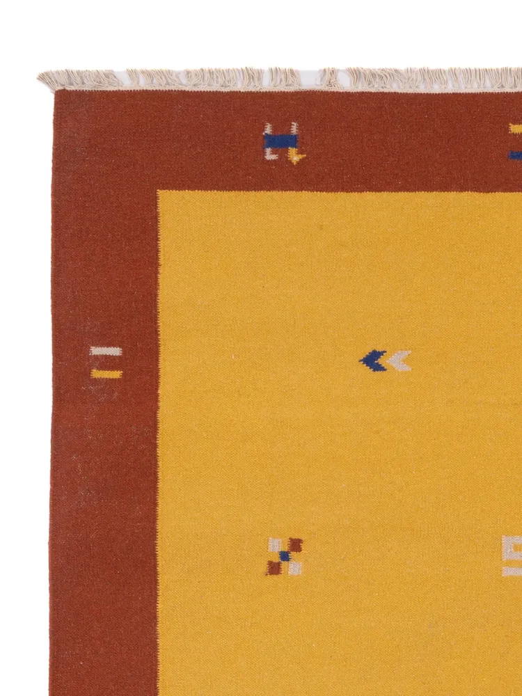 Kelim Teppich - Trendy - 240 x 170 cm - gold
