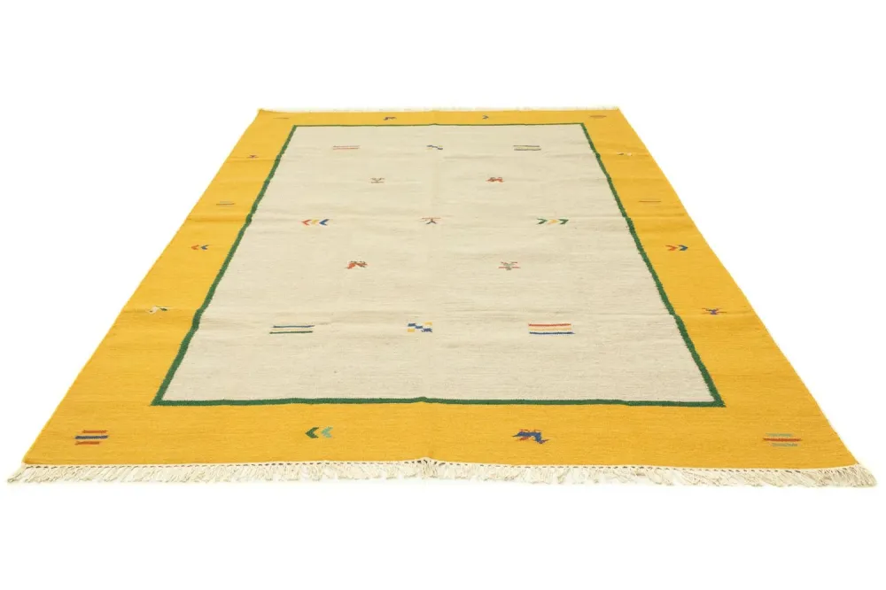 Kelim Teppich - Trendy 300 x 200 cm - beige