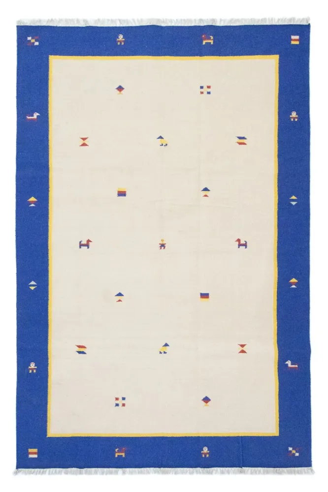 Kelim Teppich - Trendy 300 x 200 cm - beige