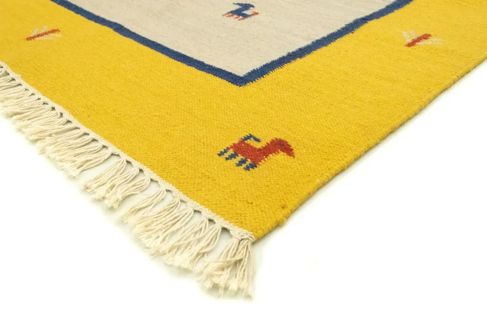 Kelim Teppich - Trendy 300 x 200 cm - beige