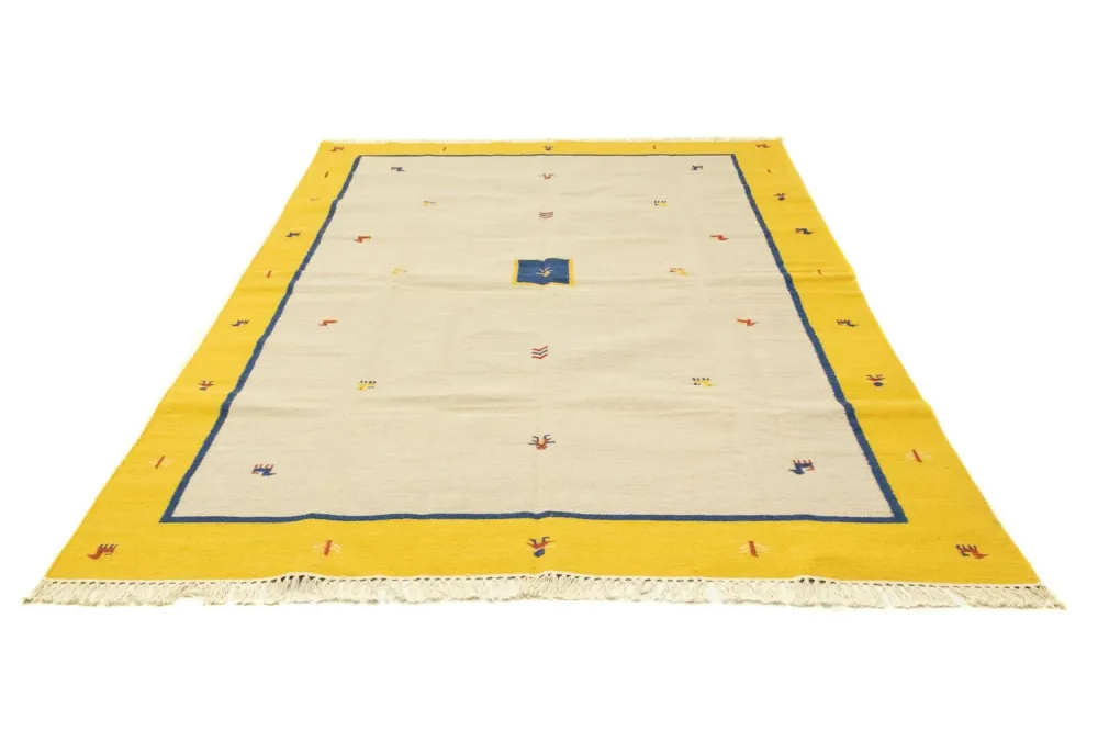 Kelim Teppich - Trendy 300 x 200 cm - beige